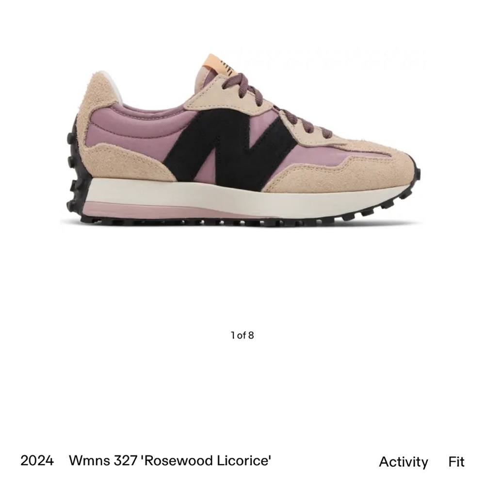 New Balance Women's Sneakers in Rosewood and Black